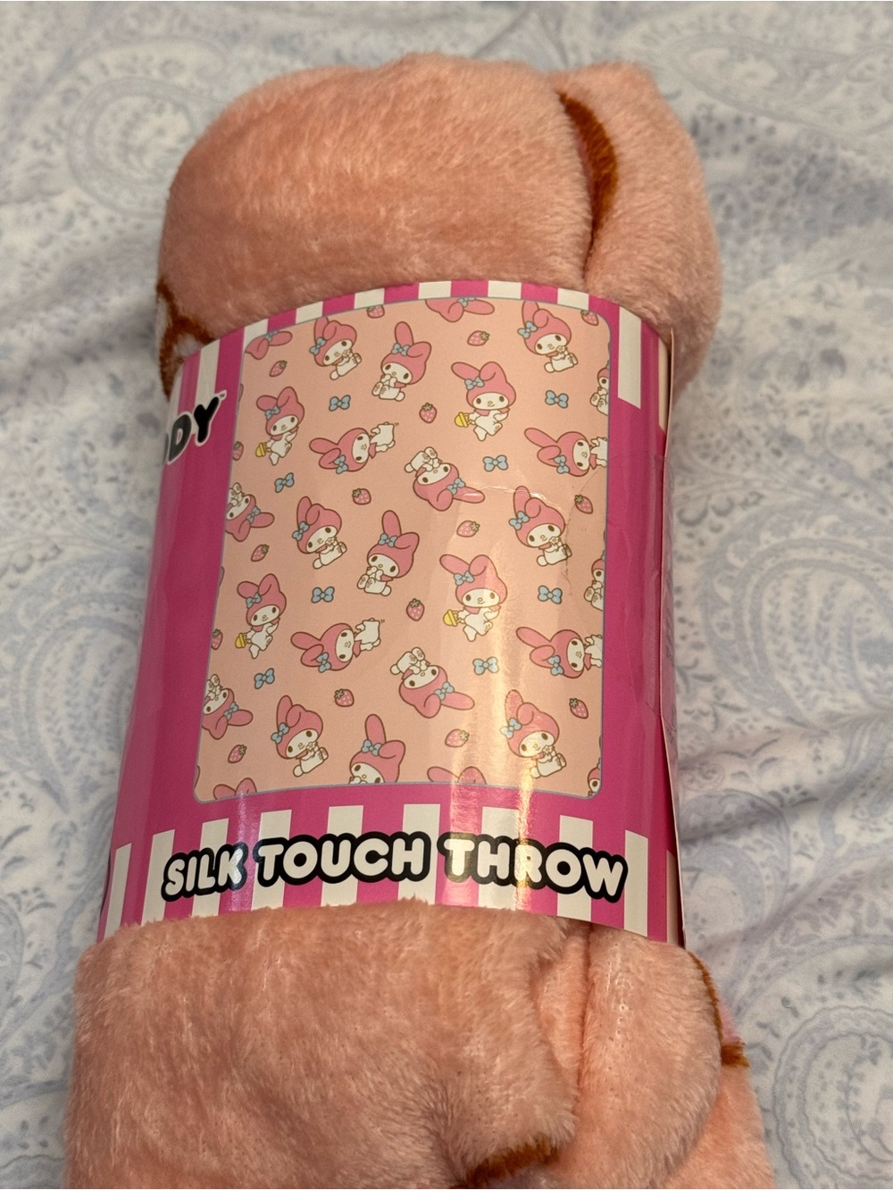 Sanrio My Melody Pink Silk Touch Throw Blanket